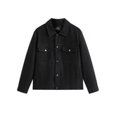 Men's Textured Tweed-Inspired Jacket